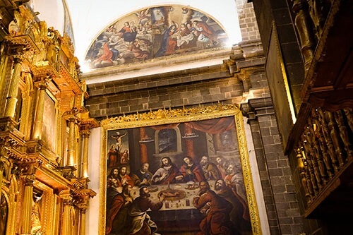 Cusco Catheral displaying Cusco art school