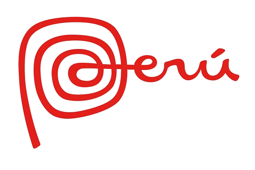 Marca Perú logo - red and white stylized spiral design representing the country's brand in tourism